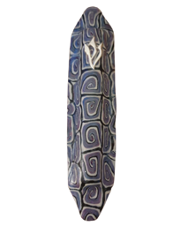 Picture of Mezuzah Case From Polymer Clay in Light Purple