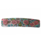 Picture of Millefiori Polymer Clay Barrette with Red Roses