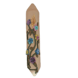 Picture of Polymer clay mezuzah 10 cm faux stone with (...)