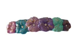 Picture of Polymer Clay Spring Flowers Barrette