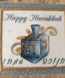 Picture of Hanukkah Dreidel Decorative Magnet